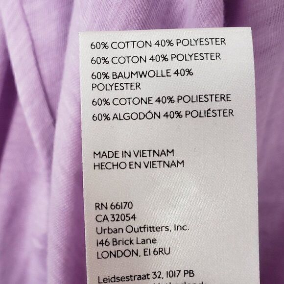 We The Free Aria Trapeze Long Sleeve Top XS Spring Fling Lavender Purple NEW - Picture 9 of 9